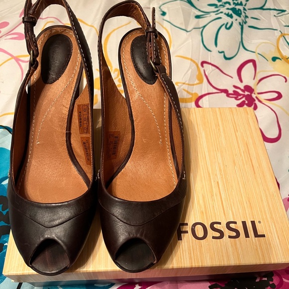 Fossil Peep Toes - Picture 8 of 14